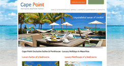 Desktop Screenshot of capepointmauritius.com